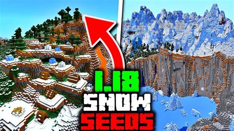 snowy seeds minecraft|minecraft snow seeds that are fun.